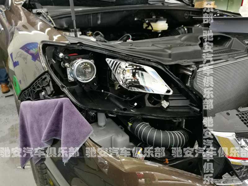 重慶比亞迪車燈改裝過程